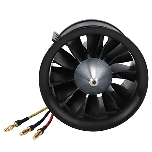 Ventilador con conductos RC de 90mm y motor 1000KV en aleación de aluminio