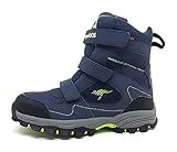  KangaROOS K-Robi KTX Boots Garçon Bleu Taille 36, Drk Navy Citron vert, 36 EU