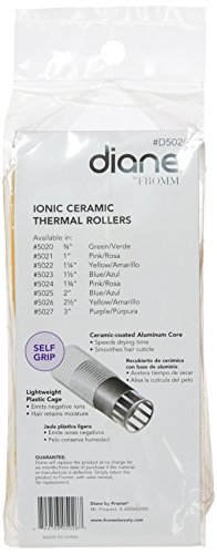 Diane D5026 Self Grip Rollers Ionic Ceramic Thermal, Yellow #TOP2