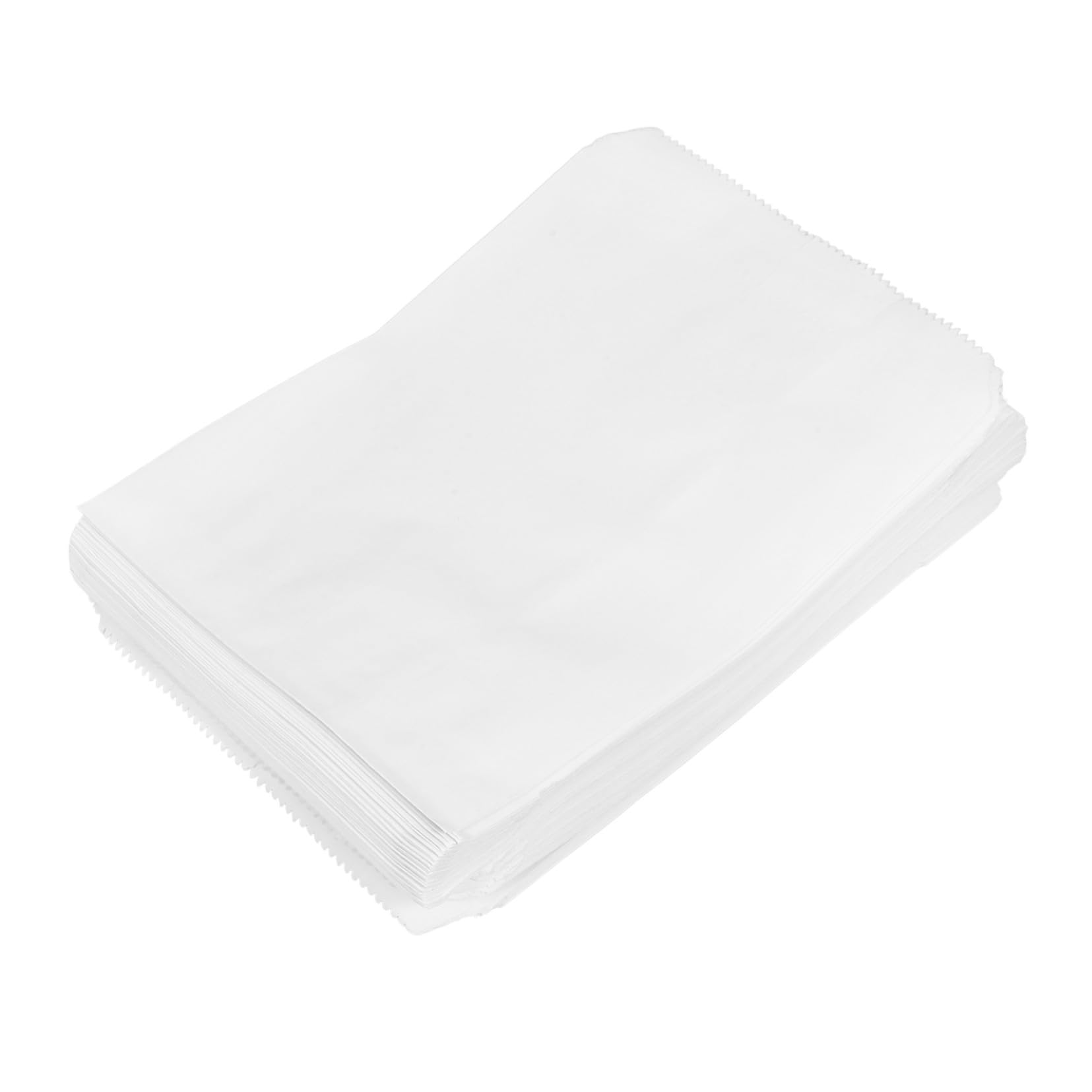 Paquet alimentaires jetables en papier blanc idéal pour les stands de fruits de mer en fête