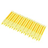 AKOOSY 20個 プラスチック製網針シャトル 軽量コンパクトな網編み針と補修ツール 耐久性ある釣り網用縫製アクセサリー 釣り愛好家向け修理