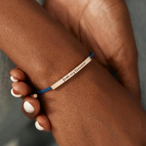 LIU JUN Let Them Bracelet for Women, Adjustable Braided Stainless Steel Engraving Inspirational Let Them Bracelet Gifts Jewelry 5