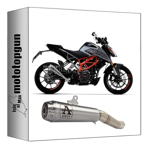 Tubo de escape Arrow Pro-Race homologado: soluciona el exceso de peso en KTM Duke