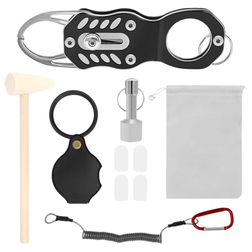 Probador De Monedas De Bolsillo, Kit Compacto, 12x3,5x1 Cm, Herramienta De Prueba De Resonancia, Juego De Con Lupa, Multiherramienta, Para Adultos, Amantes, Familia, Profesionales, Entusiasta