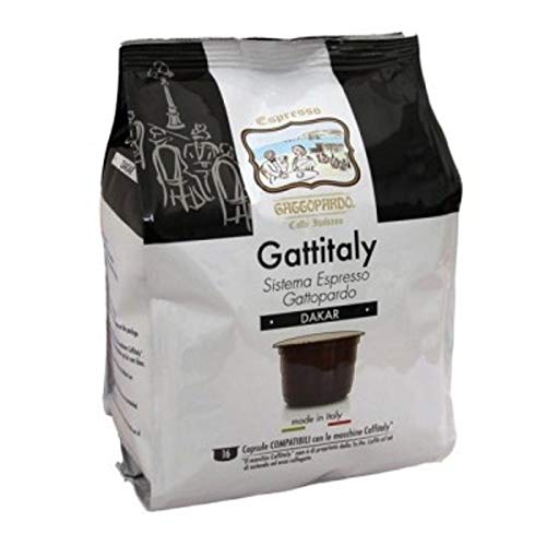 96 cápsulas Dakar Gattopardo Caffitaly