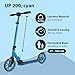 HUDORA Scooter Up 200 - Geräuscharmer Aluminium-Roller für bis zu 100kg - Höhenverstellbarer & zusammenklappbarer Tretroller - Ruckelfreier Kick-Scooter für Kinder/Jugendliche & Erwachsene