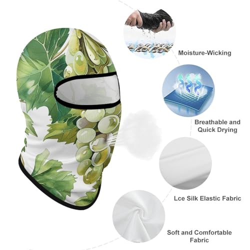 Balaclava para Hombres y Mujeres, Máscara de Esquí con Brillo al Sol, Cubreboca Integral para Ciclismo miniatura 3
