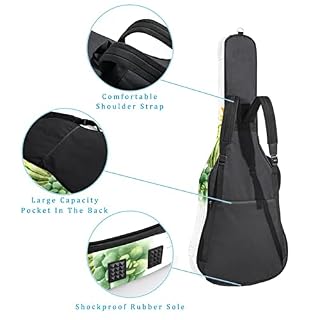 Housse de protection rembourrée pour guitare acoustique classique Motif oiseaux et plumes, Multicolore 03., 42.9×16.9×4… - Les Beatles, Paul McCartney, John Lennon, RIngo Starr, George Harrison Housse de protection rembourrée pour guitare acoustique classique Motif oiseaux et plumes, Multicolore 03., 42.9x16.9x4… – Image 3
