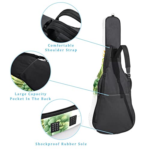 Housse de protection rembourrée pour guitare acoustique classique Motif oiseaux et plumes, Multicolore 03., 42.9×16.9×4… - Les Beatles, Paul McCartney, John Lennon, RIngo Starr, George Harrison Housse de protection rembourrée pour guitare acoustique classique Motif oiseaux et plumes, Multicolore 03., 42.9x16.9x4… – Image 4