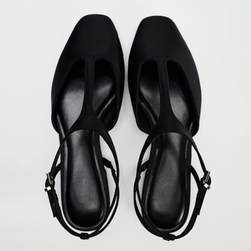 Women's Animal Print Metallic Flat Buckled Ankle Strap Closure Front Strap Open Back Party Dress Office Shoes for Women4