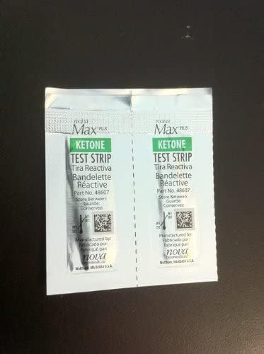 Nova Max Plus Ketone Test Strips 10 Count, (40 Total)