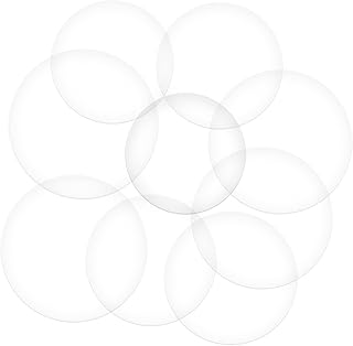 UKCOCO Protetor De Tela De Relógio Redondo De 9 Peças Protetores De Tela De Filme De Transparência Capa De Tela De Relógio Profissional Protetor De Tela De Vidro Transparente