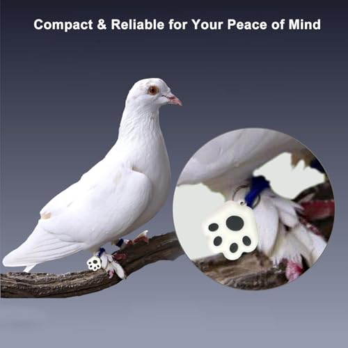 Mini-GPS-Tracker für Hunde und Katzen, ohne monatliche Gebühr, iOS/Android kompatibel, Tracking-Gerät für Halsbänder und Gepäck, inklusive Silikonhülle für Haustiere und Gerät