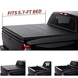 North Mountain Soft Roll Up Tonneau Cover, Compatible with Dodge Ram 09-18 1500 10-18 2500 Pickup...