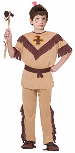 Disfraz Niños Native American Brave Talla S Tan