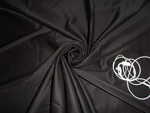 Neopreno negro / tela gruesa de buceo ~ 149.9 cm de ancho.[7484] Scuba