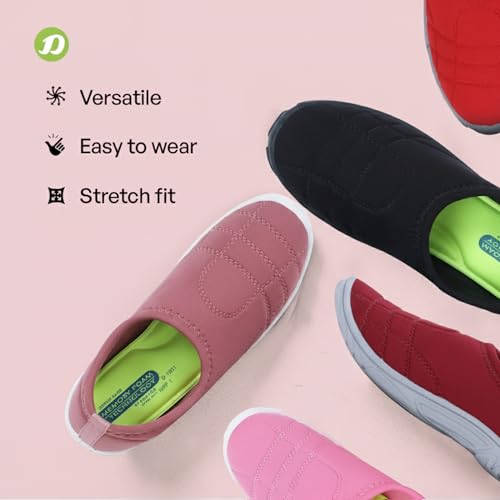 Image of DOCTOR EXTRA SOFT Memory Foam Women's Shoes for Walking Gym Training,Casual, Sports,Slip-On,Lightweight Lace up Athletics Slipon Running Sneaker for Ladies and Girls