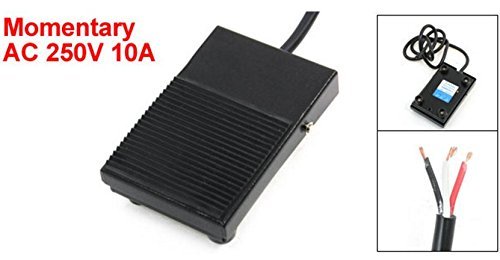 Xjsxzc Nons Lip Momentary Action Foot Pedal Switch Footswitch 250Vac 10A 1No 1Nc #TOP1