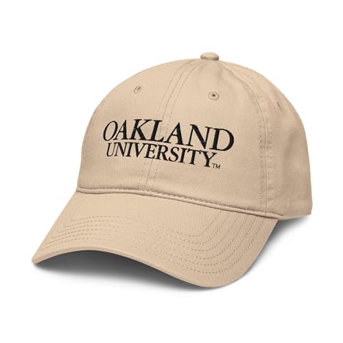 Oakland Golden Grizzlies Title Logo Officially Licensed Adjustable Baseball Hat
