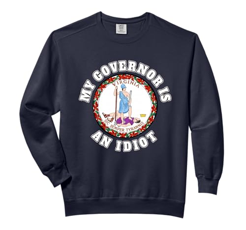 MY GOVERNOR IS AN IDIOT SARCASTIC VIRGINIA POLITICS GIFT Comfort