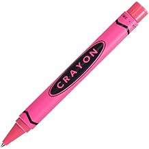 ACME Studios Crayon - Pink Retractable Roller Ball Pen by Adrian Olabuenaga PACME3PKRR
