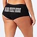 Sexy Girl Rock SGR Personalized Panties - Custom Women's Underwear with Your Text, Sayings, and Colors Black
