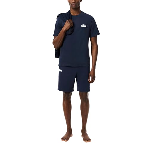 Lacoste Straight-Fit Fleece Pajama Shorts