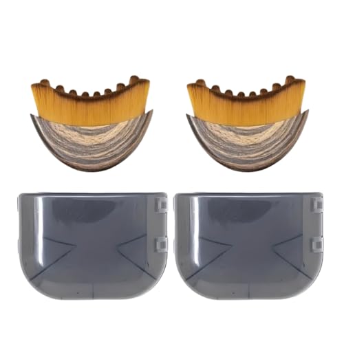 Cepillo facial de contorno linfático, 2 Piezas, cepillo masajeador de belleza para cara, masajeador for Aliviar la Fatiga, escultura de barbilla, para cara, herramienta de cuidado de la piel