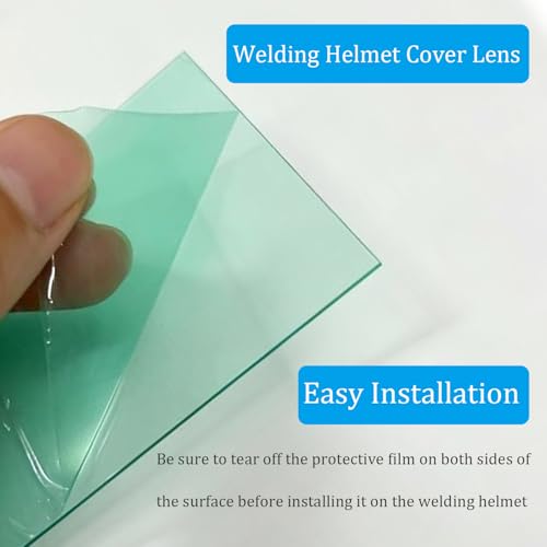 Image of Welding Helmet Cover Lens,Solar Auto Darkening Welding Helmet Replacement Lens,Outside Protective Lens-20Pcs