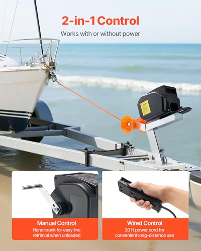 VEVOR 2000 lbs Electric Boat Winch