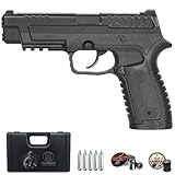 El pack INCLUYE: pistola Gamo P430, maletín de PVC acolchado ECOMMUR, caja de balines 'Hollow Point de 500 uds' (balín de alta precisión), caja de balines tornado (híbridos, mínimo peso y máxima velocidad de disparo). También incluye 5 capsulas de CO2 marca BORNER (alto rendimiento). Se envía con factura donde se refleja el nº de serie y los datos del comprador.