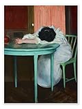 Müde Poster von Ramon Casas i Carbó 30 x 40 cm Wandbilder 