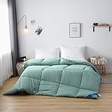 * Todas las estaciones: la ropa de cama 2 en 1 edredón combina dos capas con 8 broches para proporcionar aislamiento para la protección del invierno: los edredones más gruesos se pueden usar por separado en primavera u otoño para mantenerte cómodo y cómodo, los edredones más livianos son perfectos para los calurosos días de verano y pueden ser Se usa de tres maneras; úselas individualmente o en combinación, según la época del año.