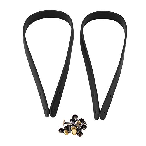Gaeirt Handbag Strap, Bag Handle Strap Exquisite Craftsmanship 2PCS 65cm for Messenger Bags Handbags(black) - Image 4