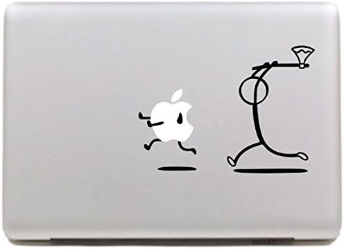 adesivo4you Sticker, Creative Design of Escape, 13 and 15 inch for Apple MacBook Pro, Air, Mac/Unibody 13 and 15 inch Black