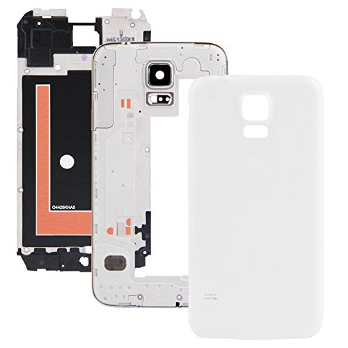Coque de façade complète pour Galaxy S5 G900 blanc châssis de remplacement
