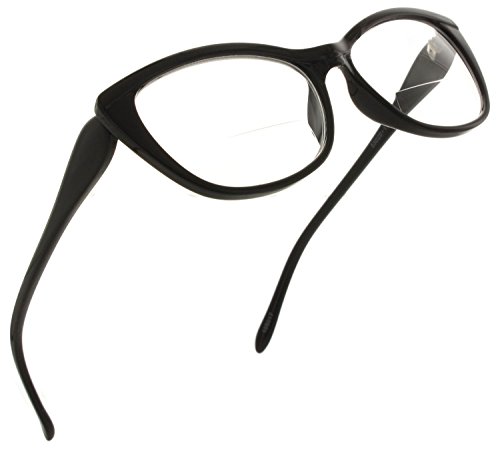 Fiore Bifocal Reading Glasses for Women Cateye Bi Focal Readers Cat Eye Eyeglasses