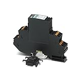 PHOENIX CONTACT PT-IQ-4X1-24DC-PT Überspannungsschutz, Bestehend aus Schutzstecker & Basiselement, mit Integrierter Mehrstufiger Statusanzeige am Modul für vier Signaladern