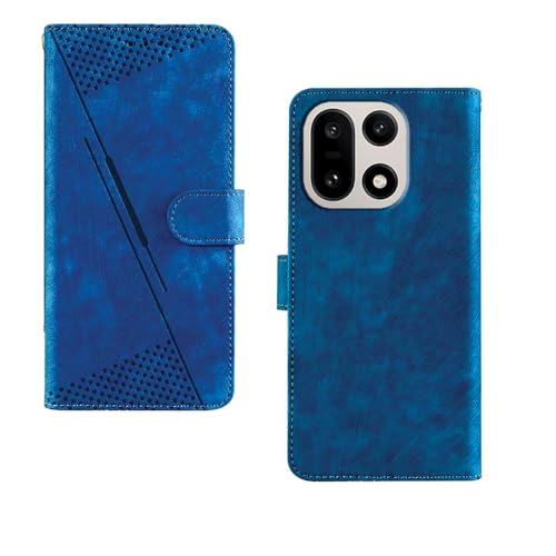 Image of amazon basics OnePlus 15 5G Flip Cover | Card Pockets Wallet & Stand | Flip Cover for OnePlus 15 5G (Executive Blue)