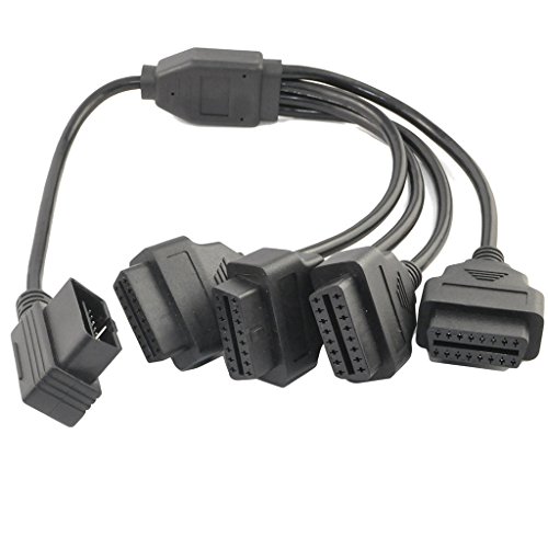 Cable OBD2 con conector plano de 16 pines para solucionar la falta de espacio en el coche 3