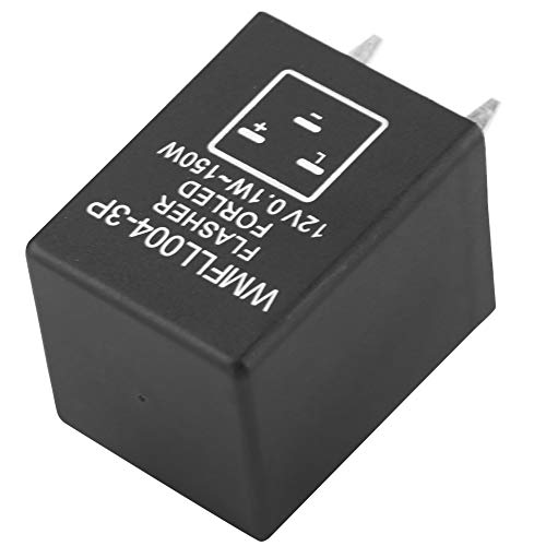 3-pinowy EP28 Elektroniczny przekaźnik migaczy LED GM 3 Fix Hyper Flash do kierunkowskazów LED Kompatybilny z GM Oldsmobile Czarny zamiennik typu Plug Play
