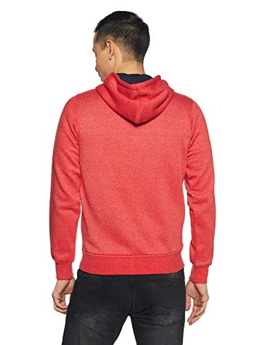 Image of Qube By Fort Collins Men Cotton Hooded Sweatshirt