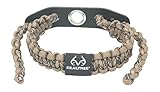 Ten Point Gear Realtree® Paracord Archery Bow Wrist Sling - 100% Full Grain Leather 550 Paracord (Dead Woods Camo)