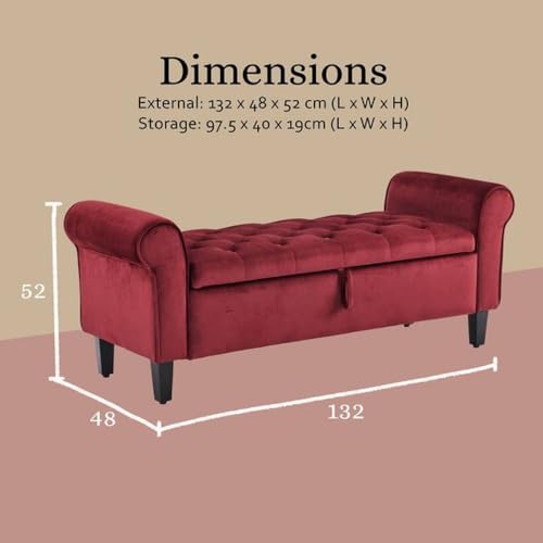 Image of armrest Storage Couch Bench Ottoman Bench 2 Seater Sofa Settee for livingroom badroom Office