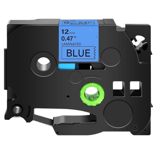 �݊���������܂��� �e�[�v 231 241 251 S231�A6/9/12/18/24 �~�����[�g�����~�l�[�g���x�����[�J�[�e�[�v�l�ߑւ��J�[�g���b�W�ɑΉ�(Black on Blue,18mm)