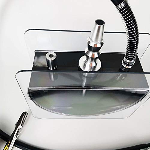 Huka, Acryl Shisha Shisha Set, Tabakpfeife mit Silikonschüssel Schlauch Metallzangen Frühling Cachimbas Sisha Water… – Bild 5