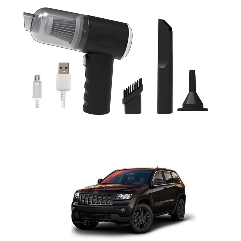 LOVMOTO Portable High Power CAR Cleaner USB Rechargeable Wireless Handheld CAR Cleaner Traveling, Camping Reusable,Portable,Rechargeable Vacuum Comfortable with Cher-okee