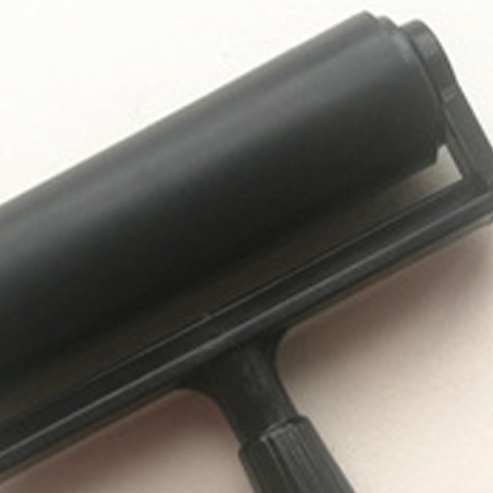 VILLCASE Printmaking Roller Rubber Brayer 5.90X3.93In Detachable Handle for Smooth Ink Application in Block Printing and Craft Projects