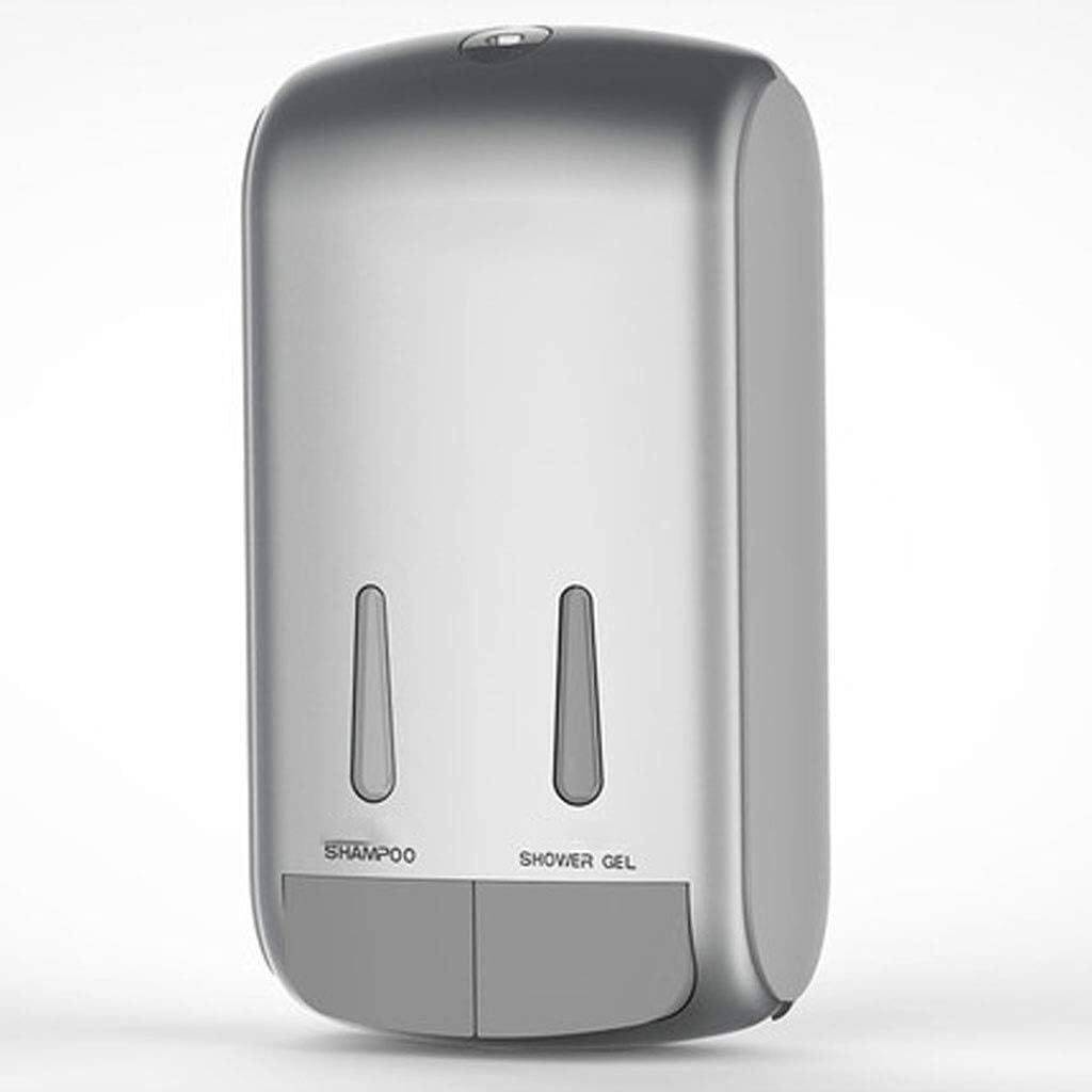JvFbjLF Soap Dispenser Soap Dispenser Wall Gel Liquid Dispenser Hand Gel Dispenser Bottle Hand Pump Soap Pump Dispenser Lotion Dispenser(Silver)