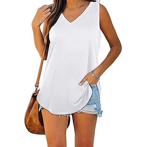 Chaleco deportivo blanco sin mangas para mujer zhaojiexiaodian Cover